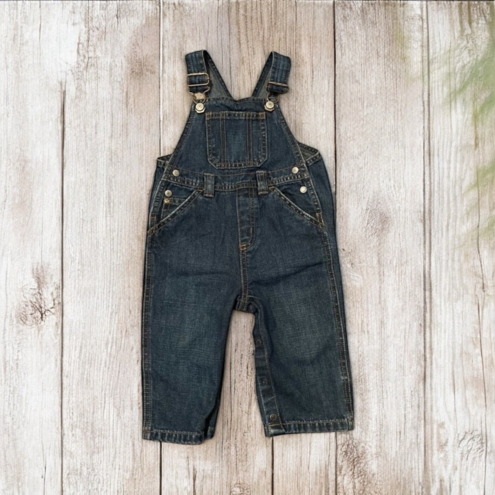 Old Navy Denim Newborn 12-18 Months Overalls